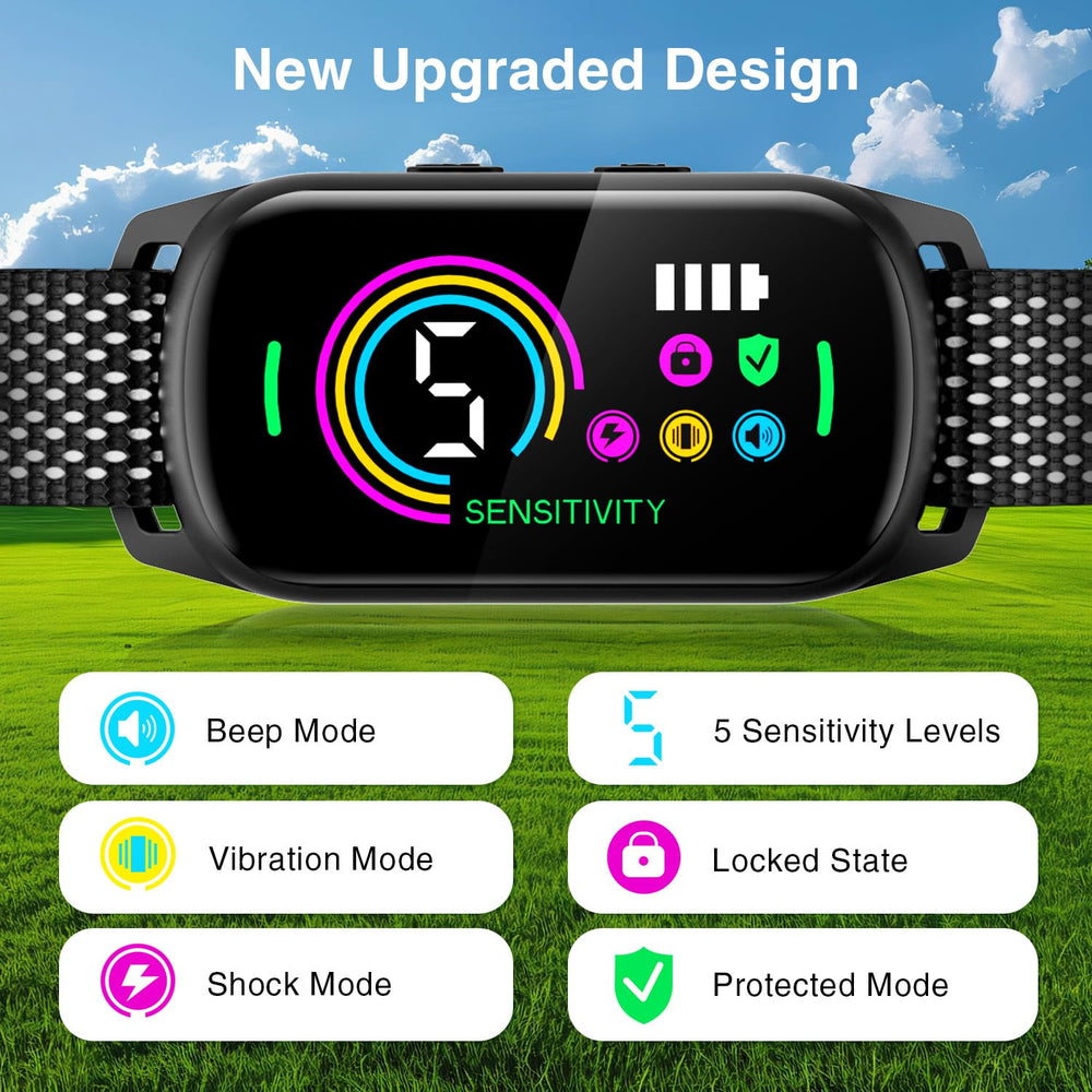 UJYOIIY collar perro: carga magnética para recargas rápidas y manejo sencillo.