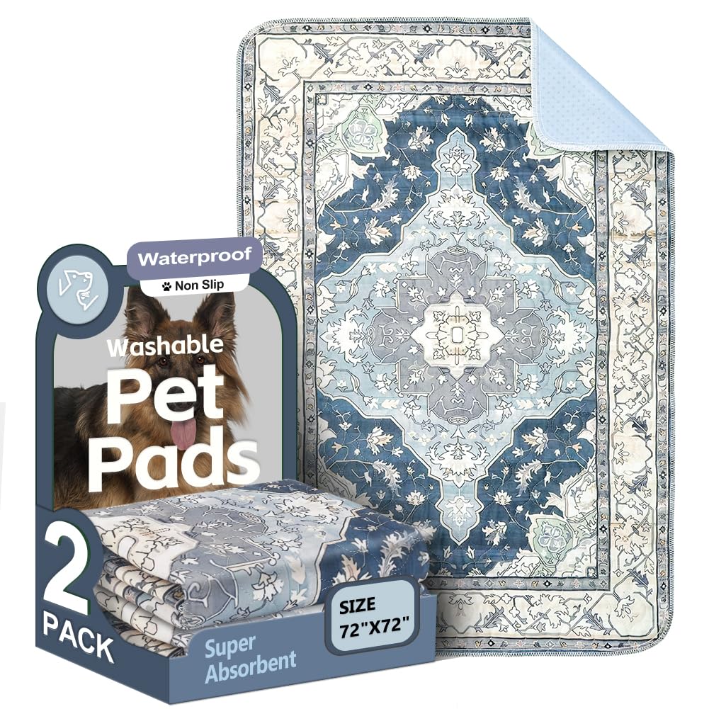 Almohadilla ULIGOTA para entrenamiento de perros, impermeable y tamaño 72x72, protege suelos y reduce derrames.