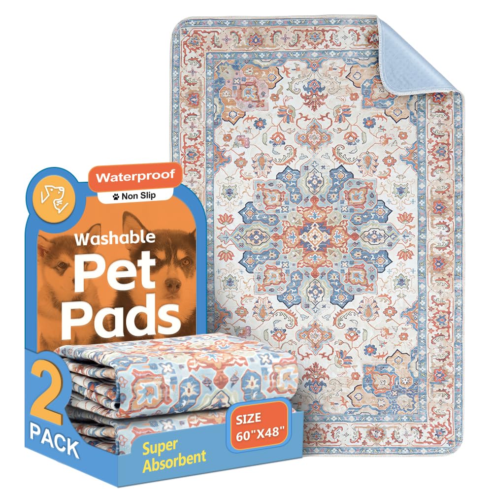 ULIGOTA almohadilla lavable para perro 60x48, plano frontal, suave y absorbente.