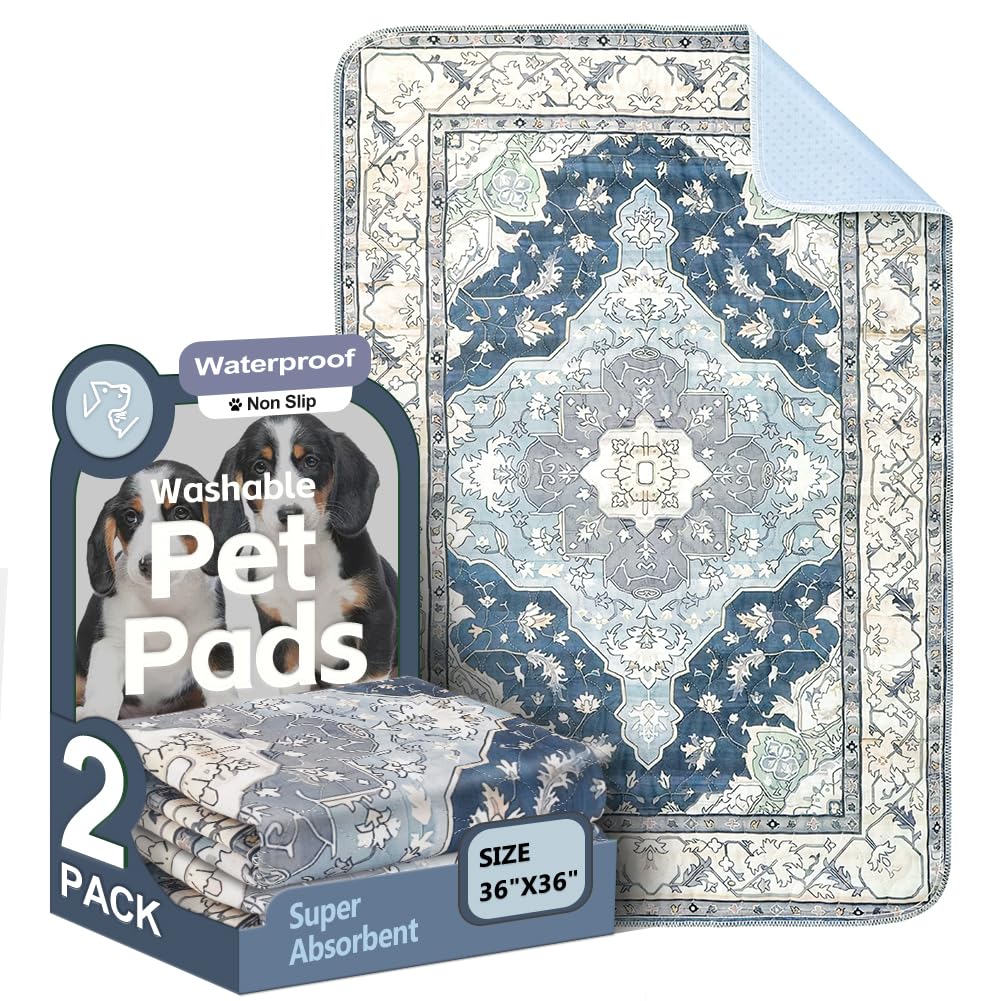 ULIGOTA: almohadillas de entrenamiento 2-pack para perros, fáciles de lavar y reutilizables