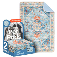 ULIGOTA almohadillas-entrenamiento-perros-azul: superficie absorbente para entrenamiento limpio.