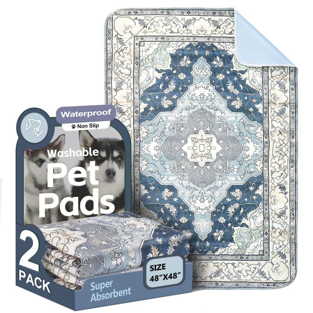 ULIGOTA almohadillas lavables para entrenamiento de perros, absorbentes y reutilizables para pisos.
