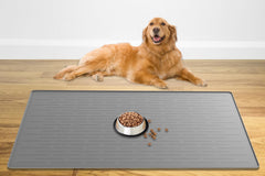 Alfombrilla Ultibe de alimentación para mascotas 48x32 mantiene derrames contenidos