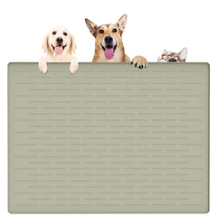 Ultibe alfombrilla de silicona para mascotas, tamaño grande, ideal para comidas y bebidas.