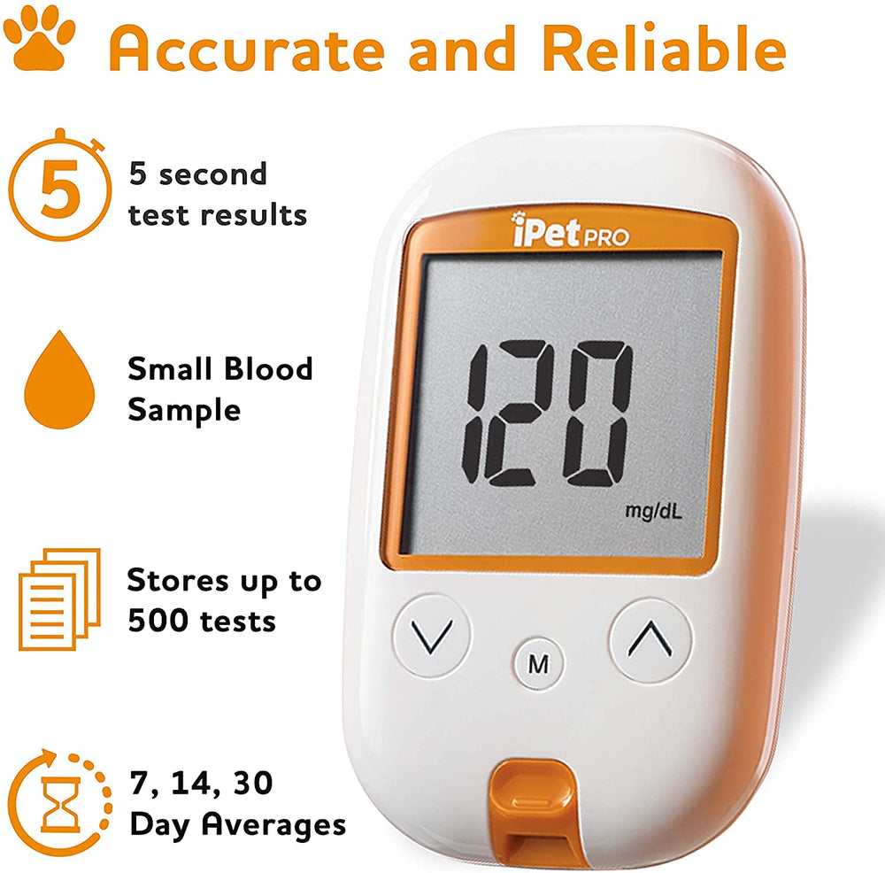 UltiCare iPet PRO uso en casa sencillo para monitorear la glucosa de tu mascota.