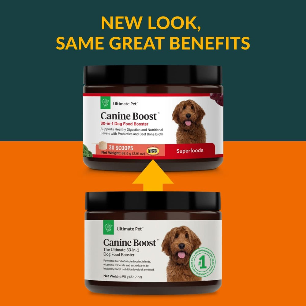 ULTIMATE PET NUTRITION Canine Boost, presentación en polvo para servir diaria