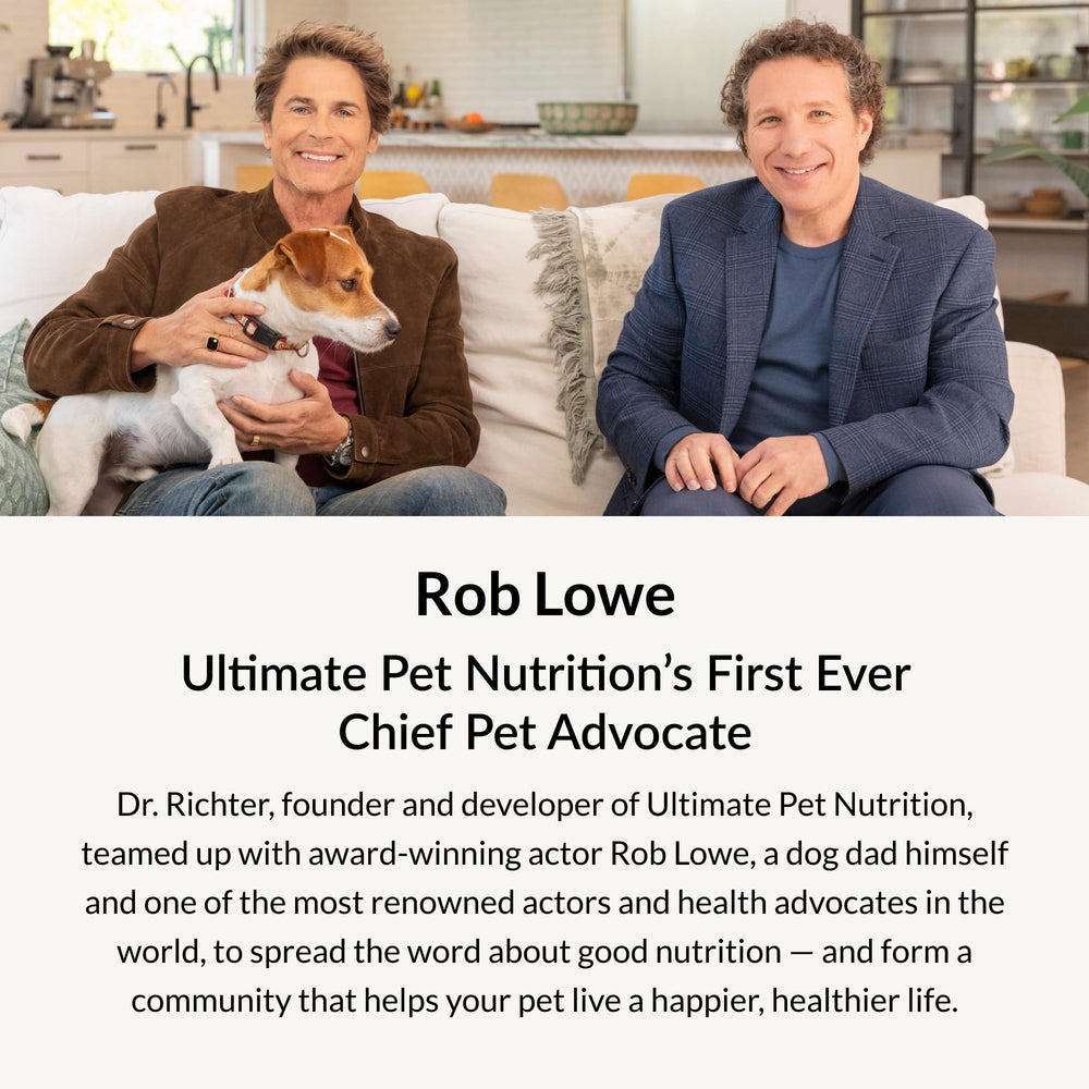 Logo de Ultimate Pet Nutrition en el envase