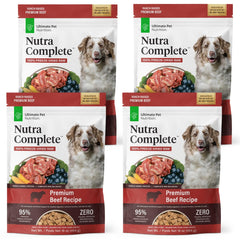 Nutra Complete de Ultimate Pet Nutrition, paquete de cuatro bolsas para nutrición constante
