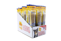 Ultra Chewy Huesos Doble Recompensa, vista exterior del empaque, duraderos para masticadores agresivos.