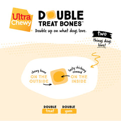 Ultra Chewy Huesos Doble Premio – fabricados en Estados Unidos con control de calidad