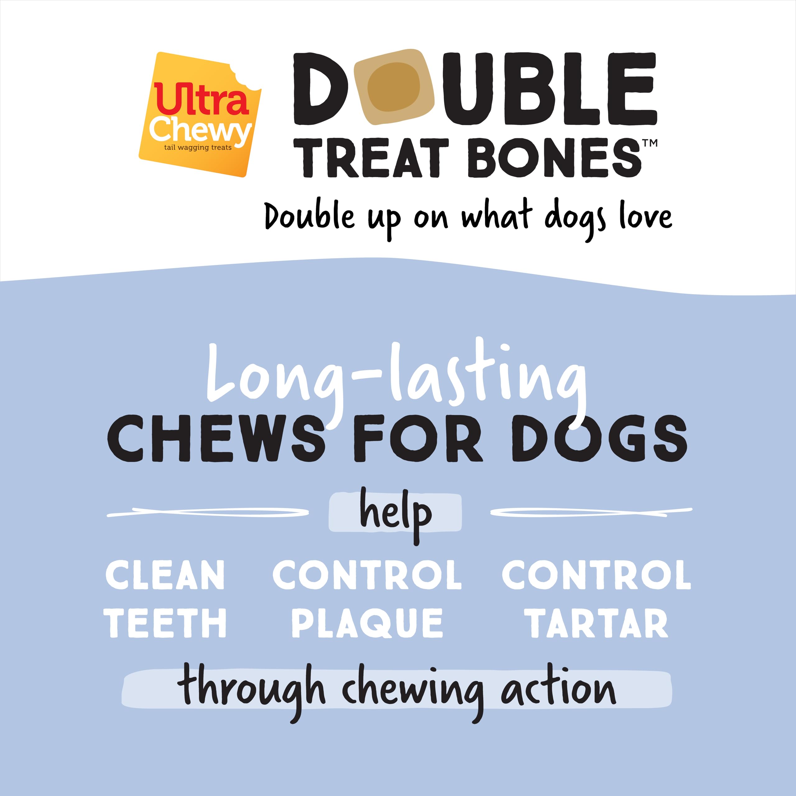 Ultra Chewy Huesos Digestibles: recompensa saludable para perros de todas las tallas.