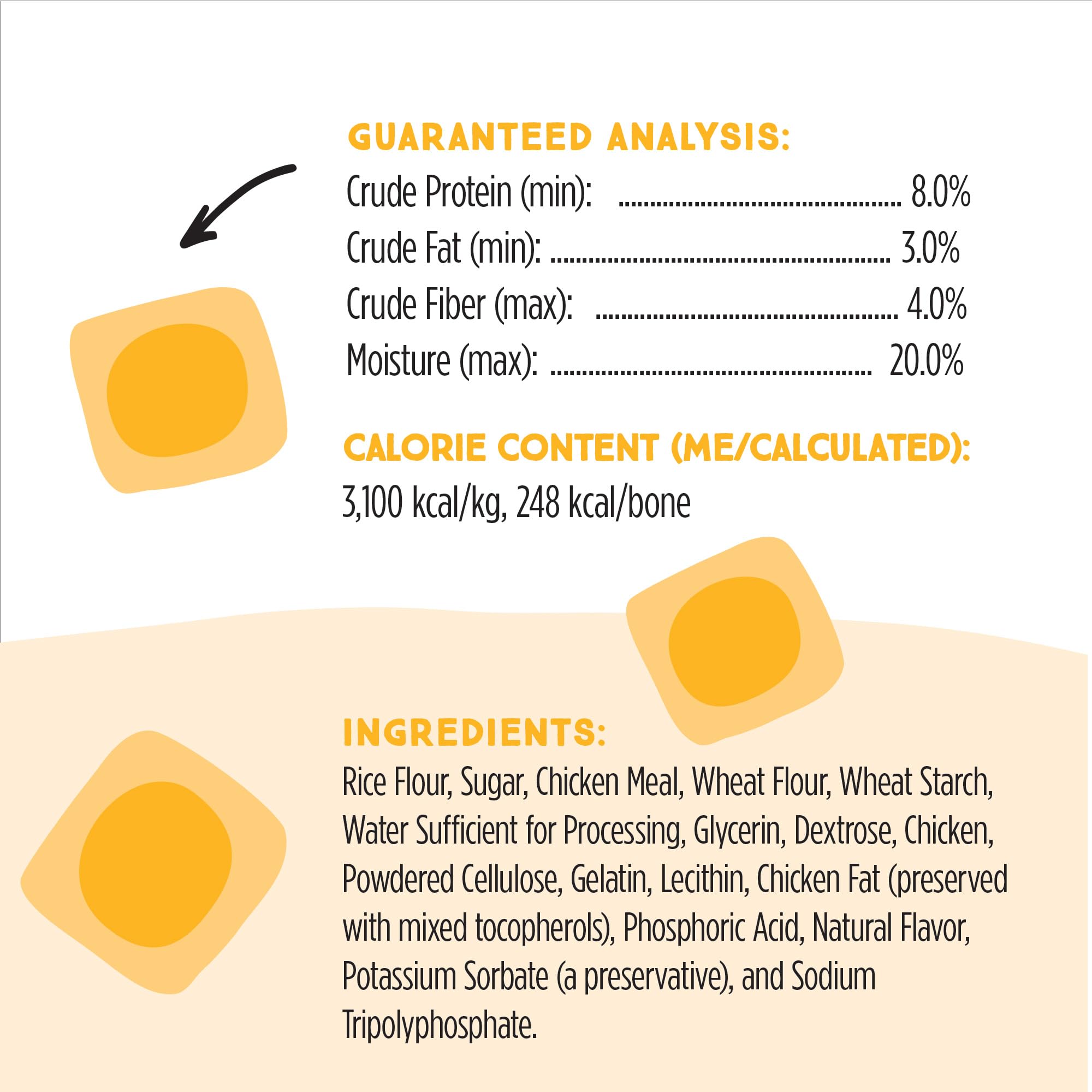 Ultra Chewy Huesos Doble Tratamiento: ayuda potencial para apoyar la salud dental durante la masticación.