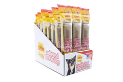 Ultra Chewy Huesos Doble Tratamiento: exterior crujiente y centro sabroso para perros grandes.