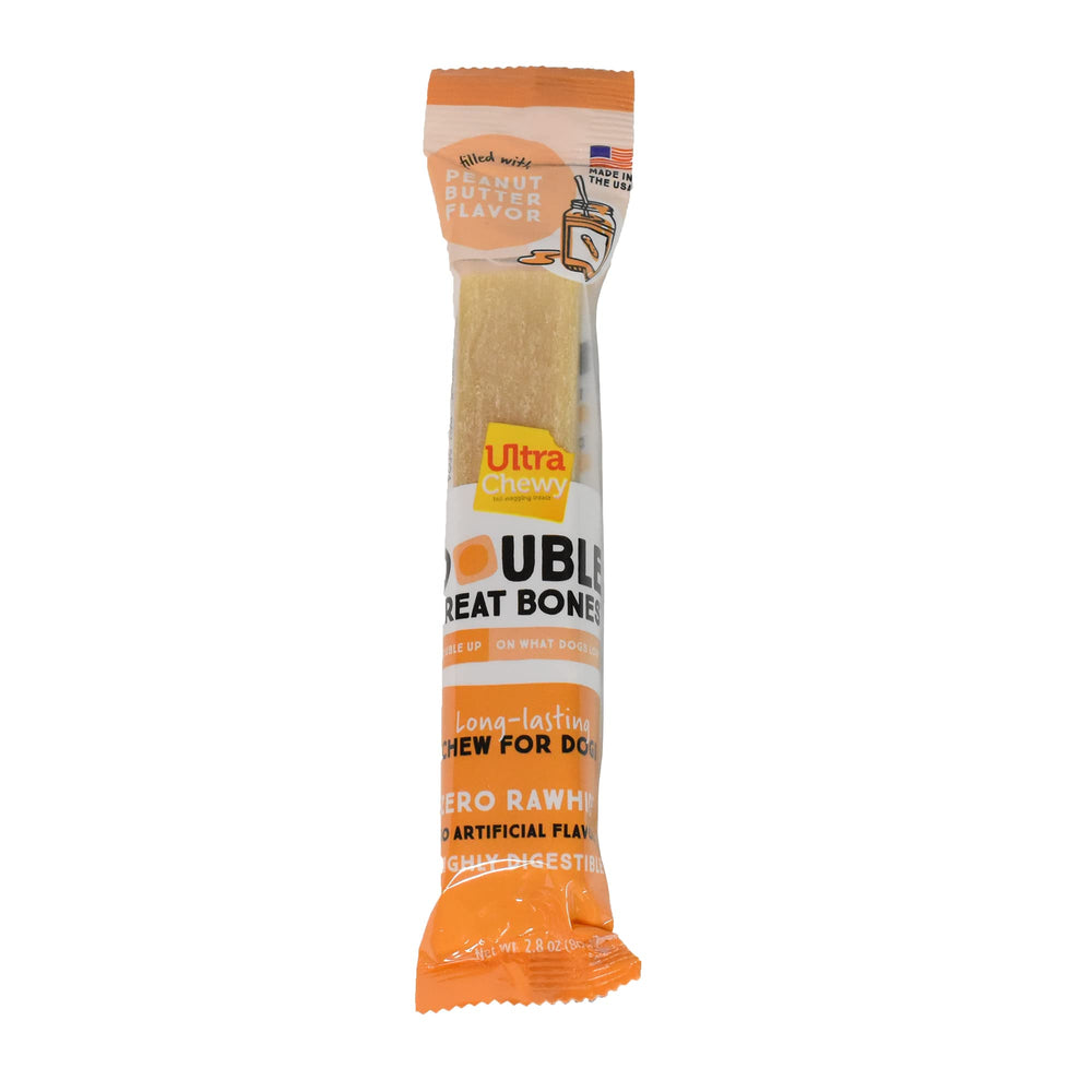 Ultra Chewy Sabor mantequilla de cacahuete que encanta a perros.