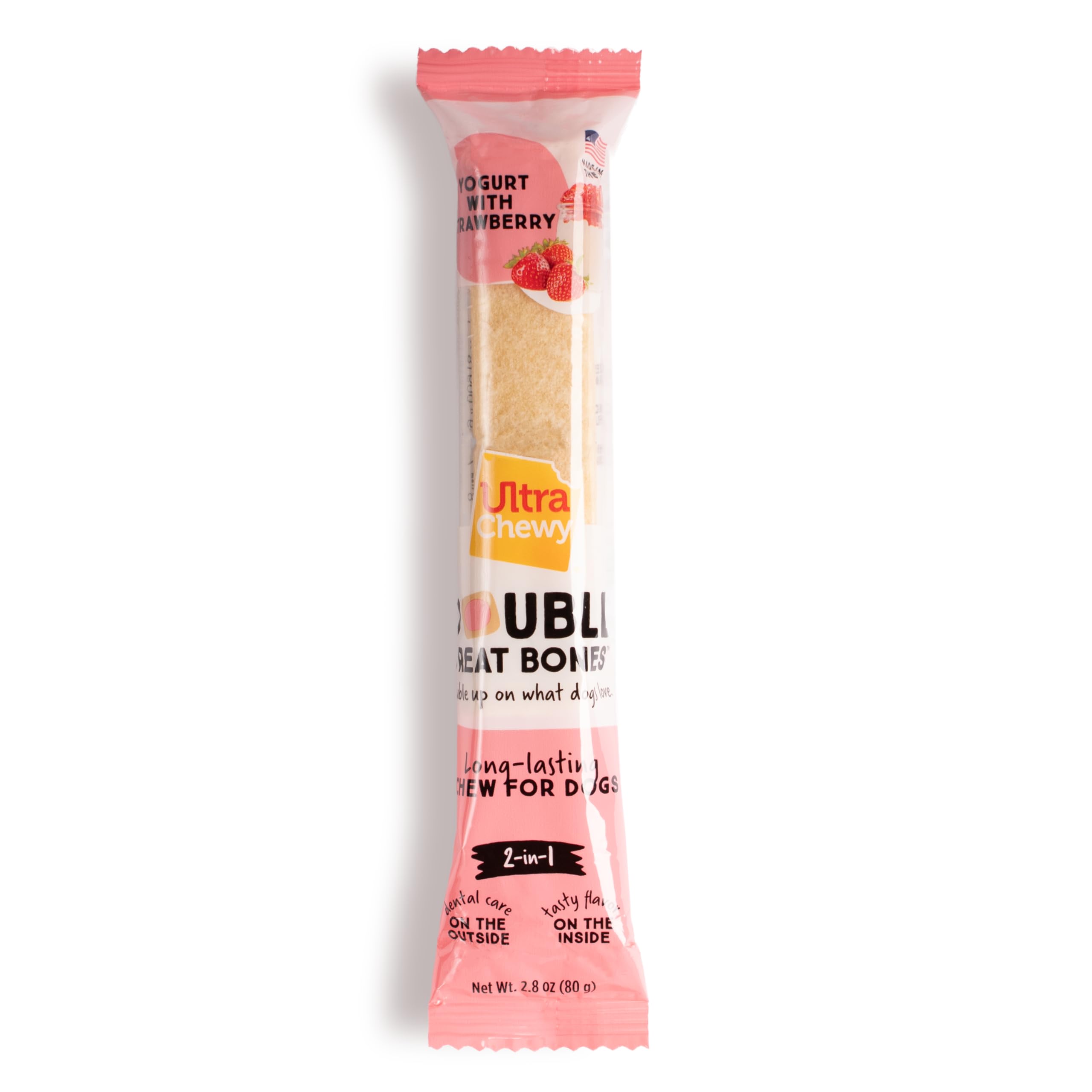 Ultra Chewy Yogur Frambuesa: ideal como recompensa durante entrenamiento diario.