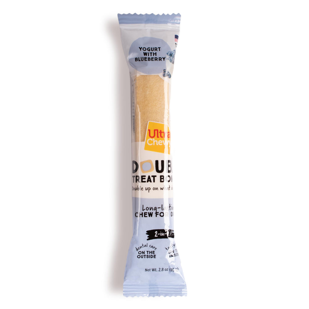Ultra Chewy Yogur Arándano: hecho en EE. UU. para perros grandes y pequeños.
