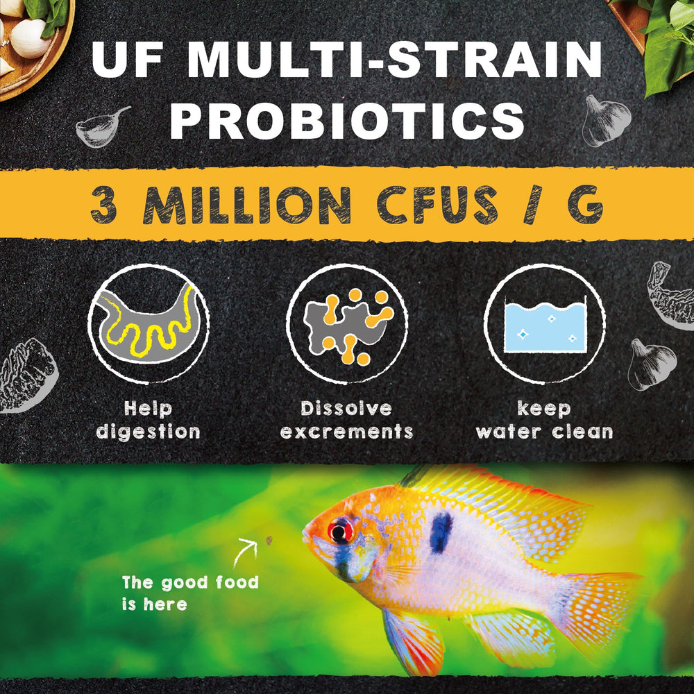Ultra Fresh pellets hundimiento lento para alimentación sostenida
