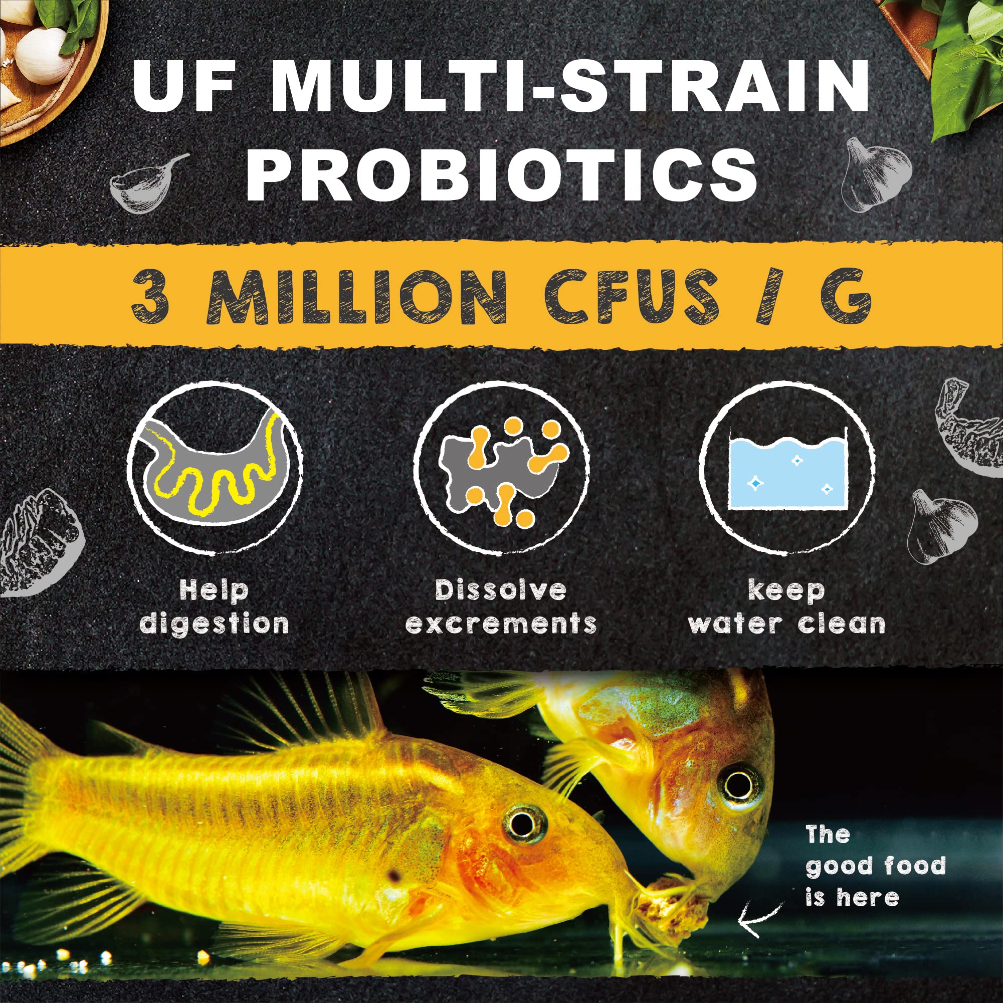 Ultra Fresh uso complementario para enriquecer la dieta de fondo
