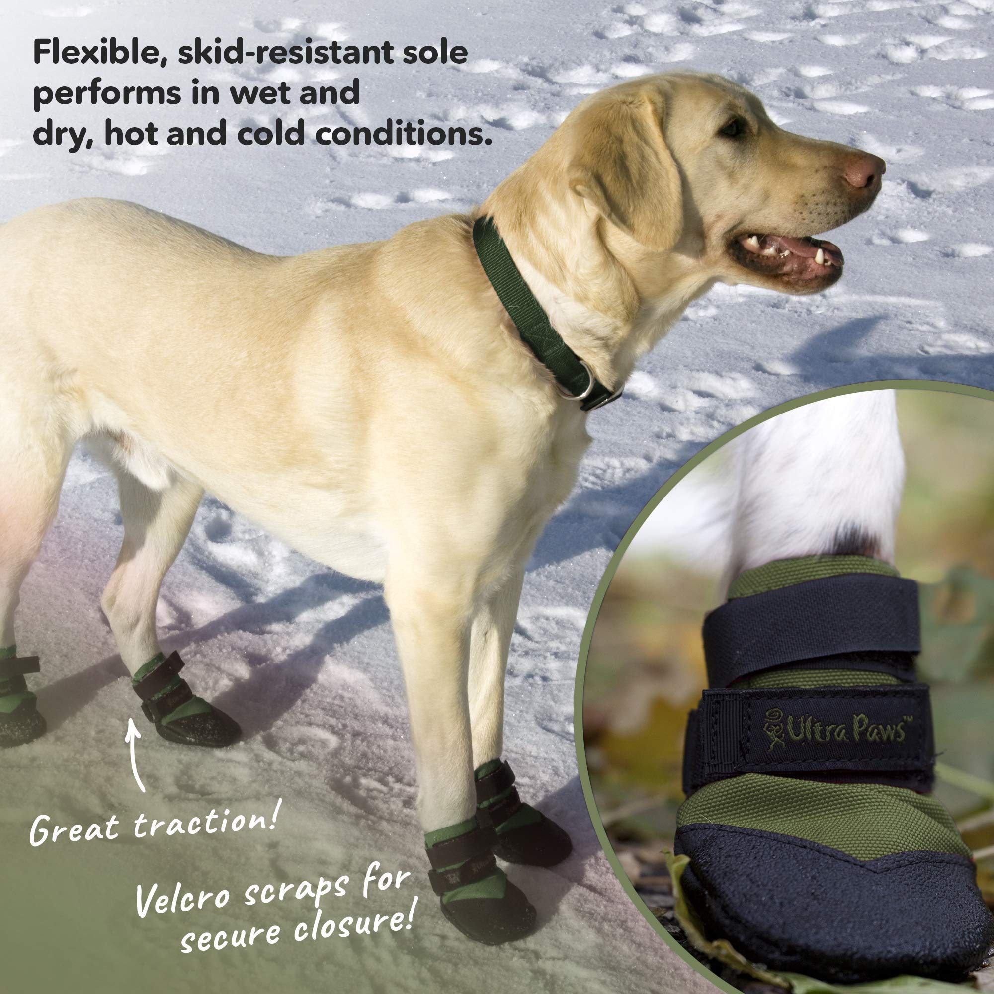 Ultra Paws Durables uso exterior, perfecto para paseos y senderismo ligero