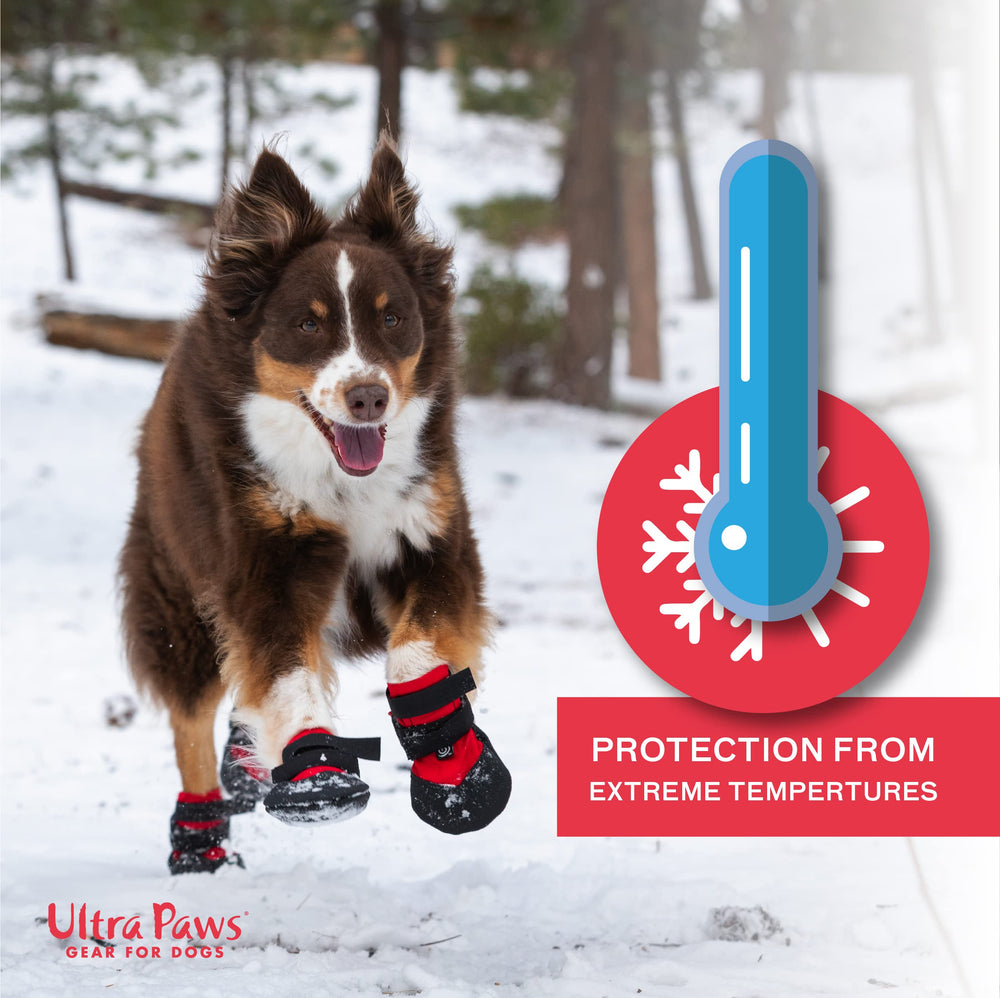 Ultra Paws suela-antideslizante, botas para perro, mejora agarre en suelos interiores.
