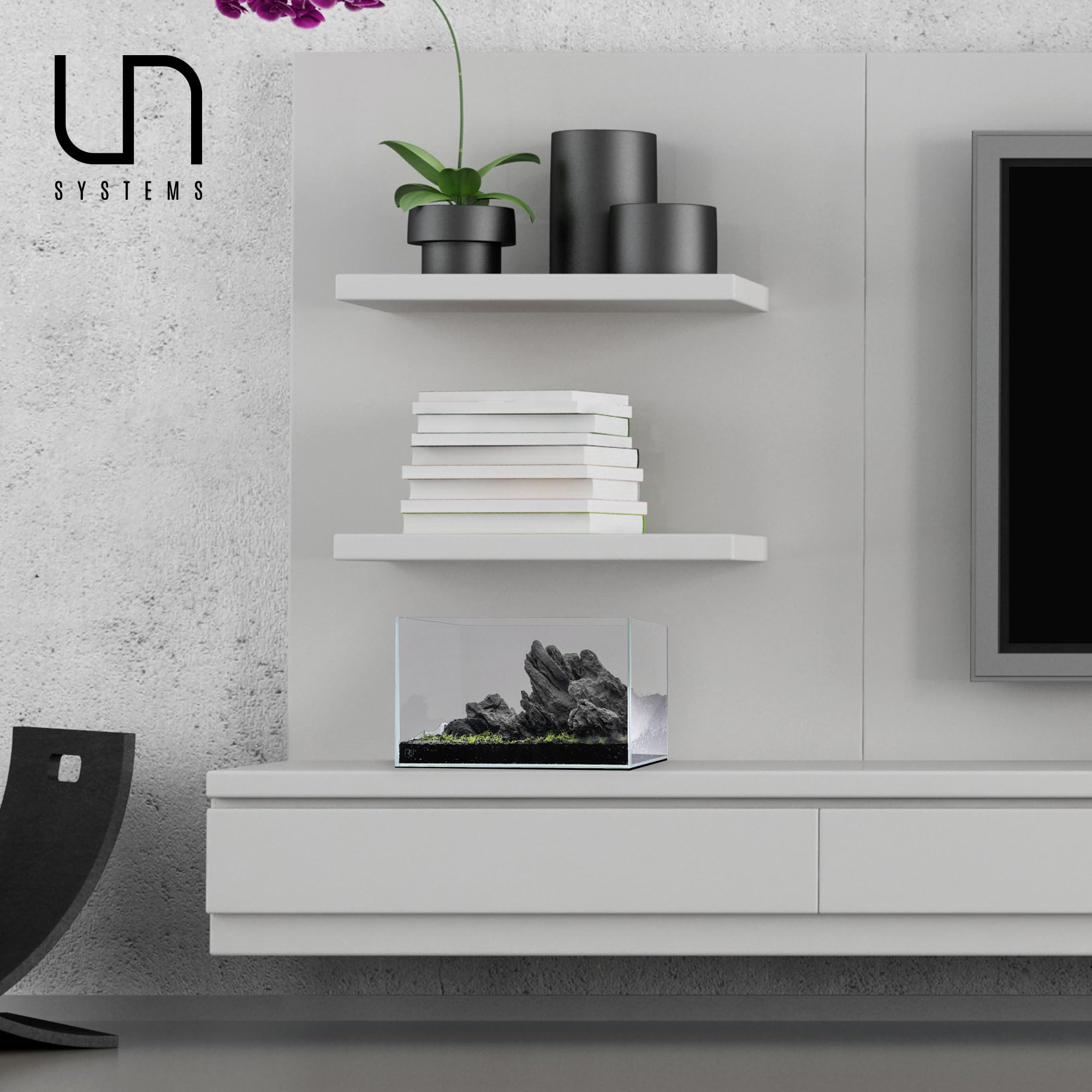 Ultum Nature Systems dimensiones 12,2 por 7,48 por 7,48 pulgadas.