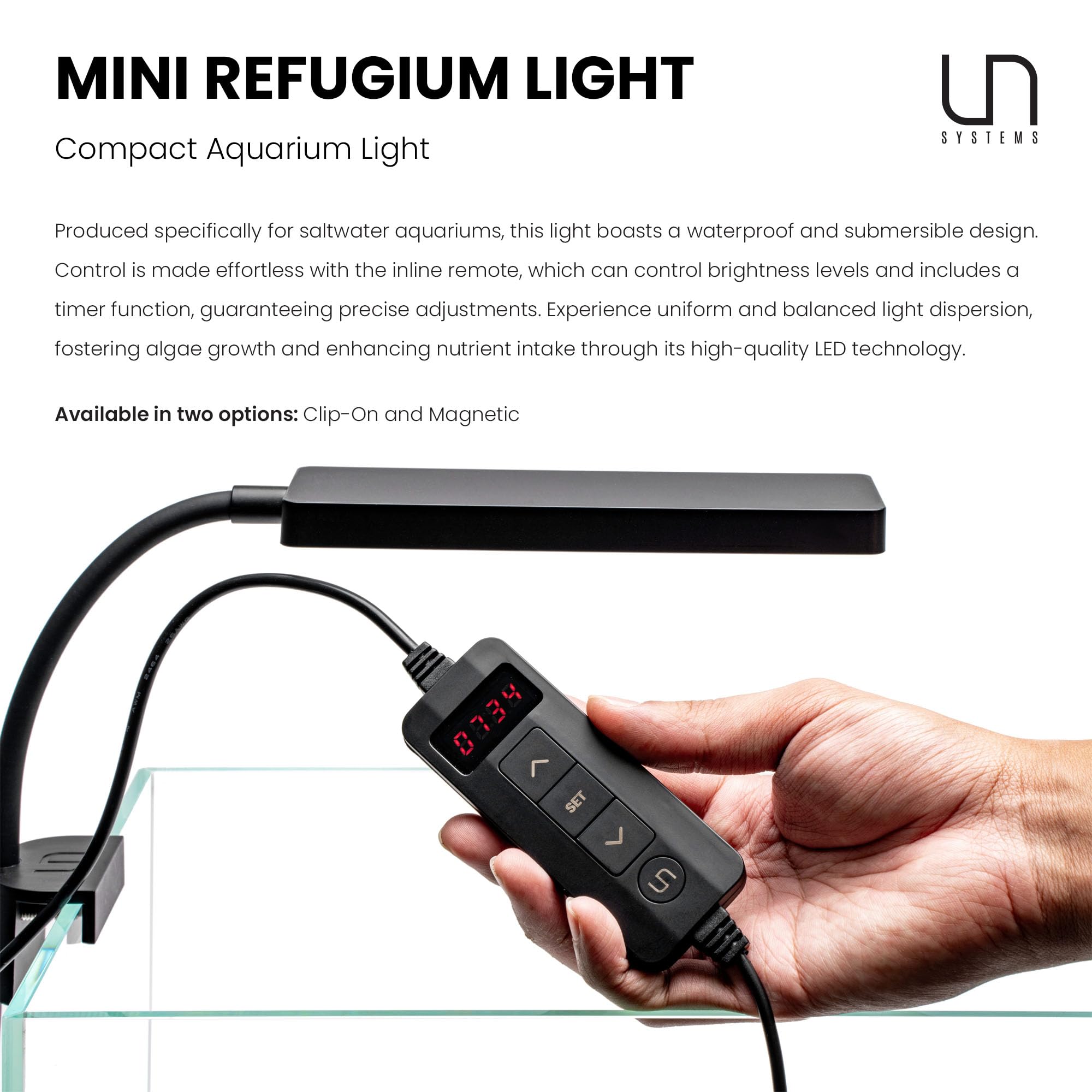 Luz Refugium de Ultum con temporizador integrado para Chaeto y macroalgas.