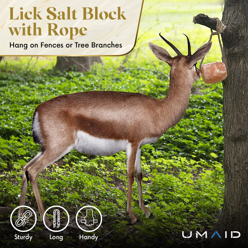 UMAID Sal Himalaya en cuerda para ganado: fuente mineral estable