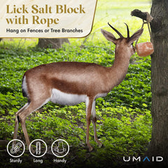 UMAID Sal Himalaya en cuerda para ganado: fuente mineral estable