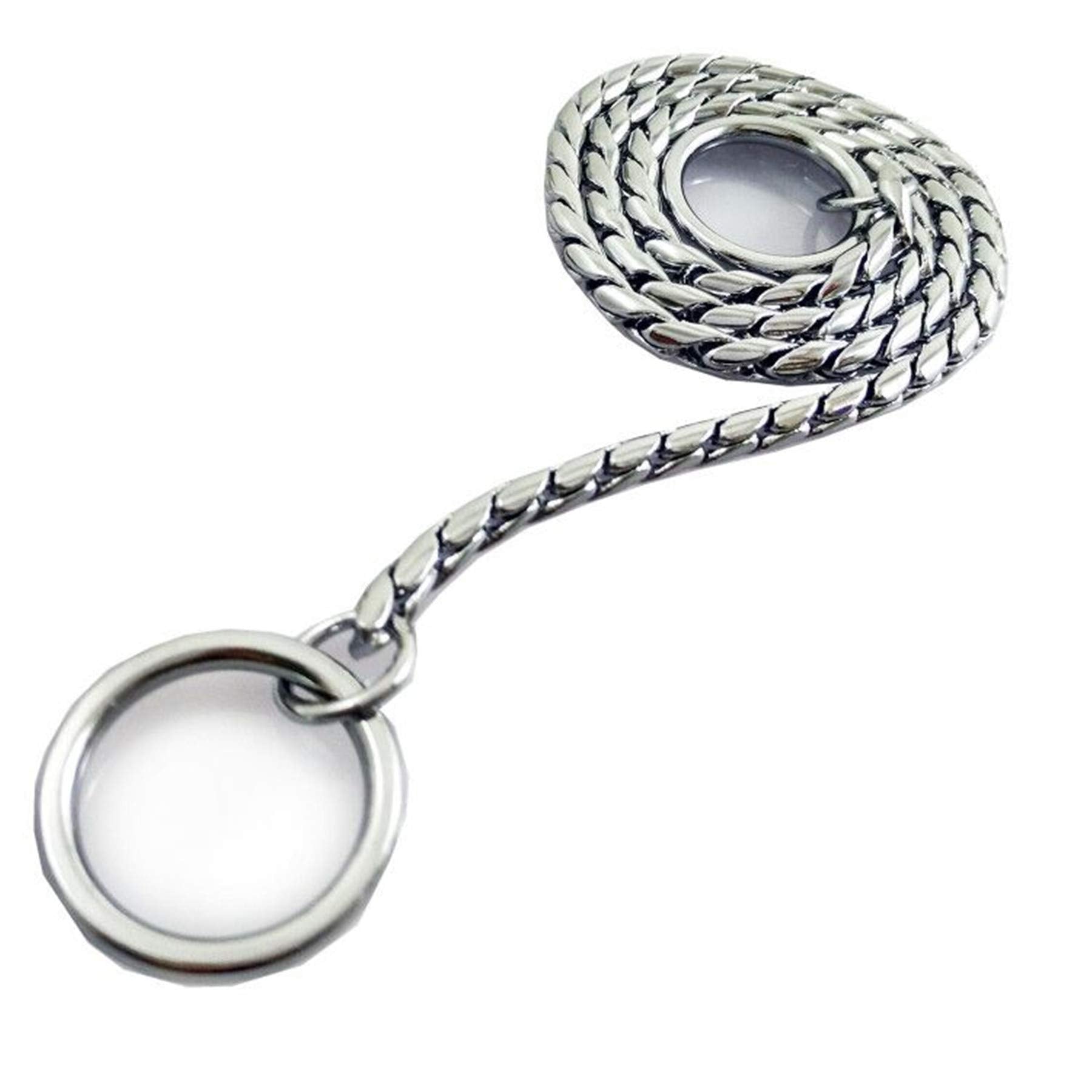 Umysky Dog P-Chain collar cromado, diseño elegante y duradero para paseos.