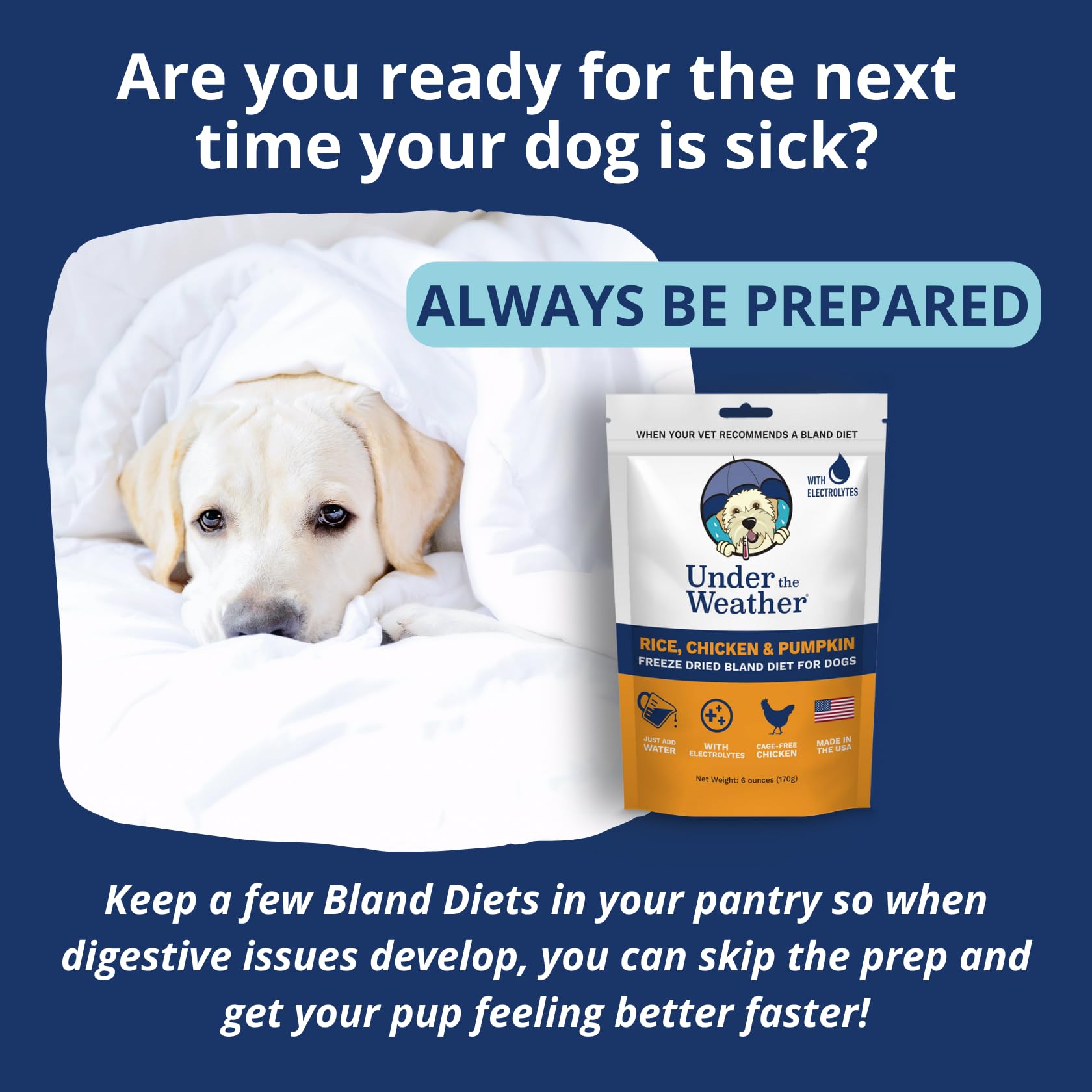bland diet bolsa 6 oz, uso inmediato