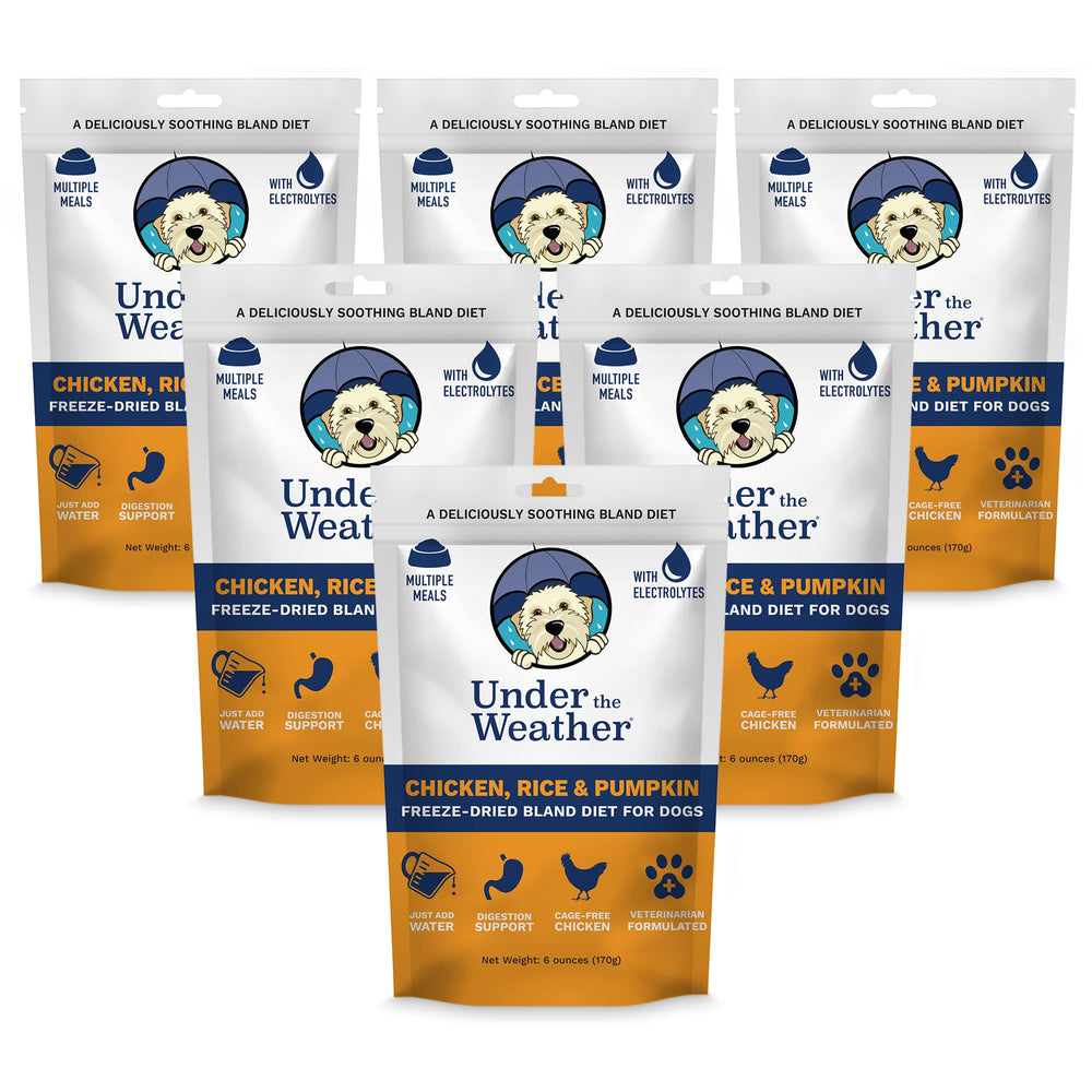 undertheweatherpet bland diet para perros, empaque visible para compra rápida