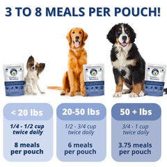 Undertheweatherpet dieta blanda para perros, rehidratación rápida con agua.