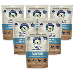 undertheweatherpet-dieta-blanda-perro-envase: envase práctico para almacenar la dieta suave del perro