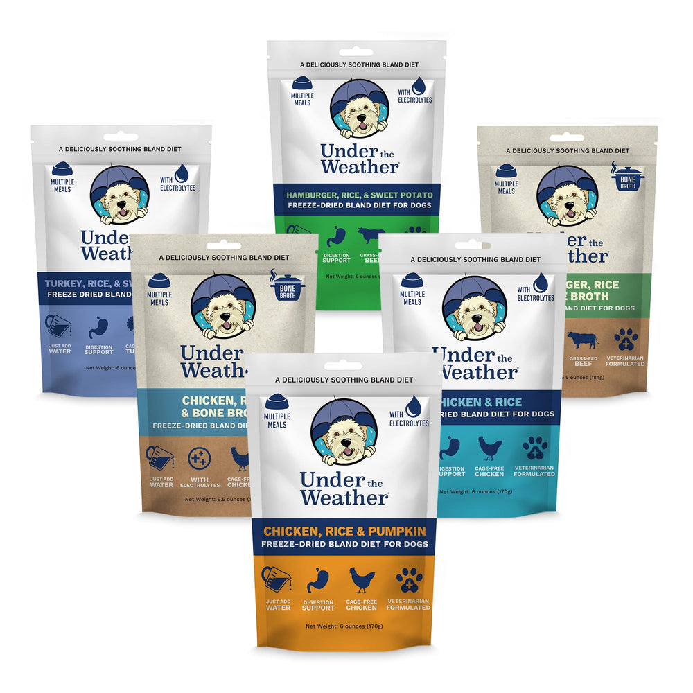 undertheweatherpet dieta blanda para perros, empaque práctico y fácil de almacenar