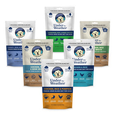 undertheweatherpet dieta blanda para perros, empaque práctico y fácil de almacenar
