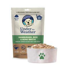 undertheweatherpet empaque dieta blanda para perro, lista para malestar estomacal
