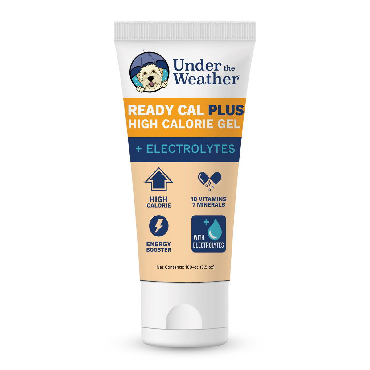 Undertheweatherpet gel calórico en tubo para perros, facilita aporte calórico diario.