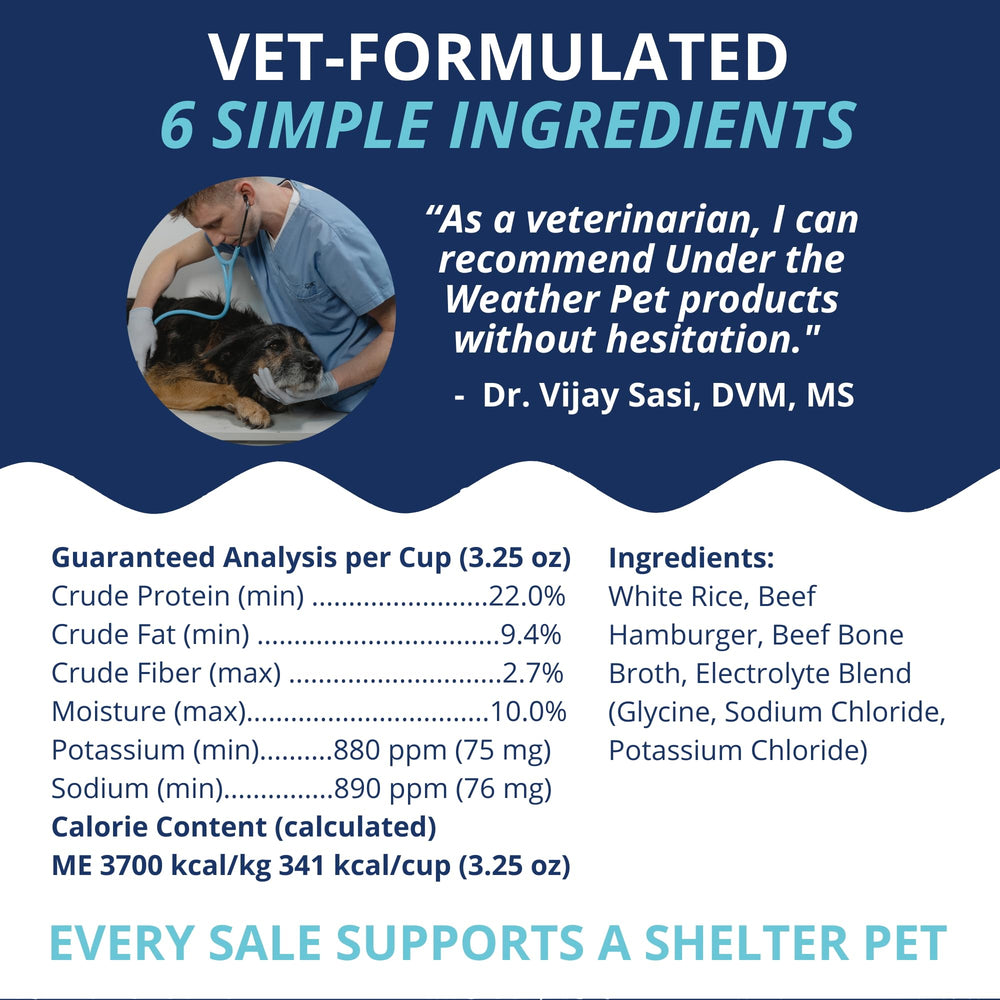 undertheweatherpet hecho en EE. UU. sin subproductos