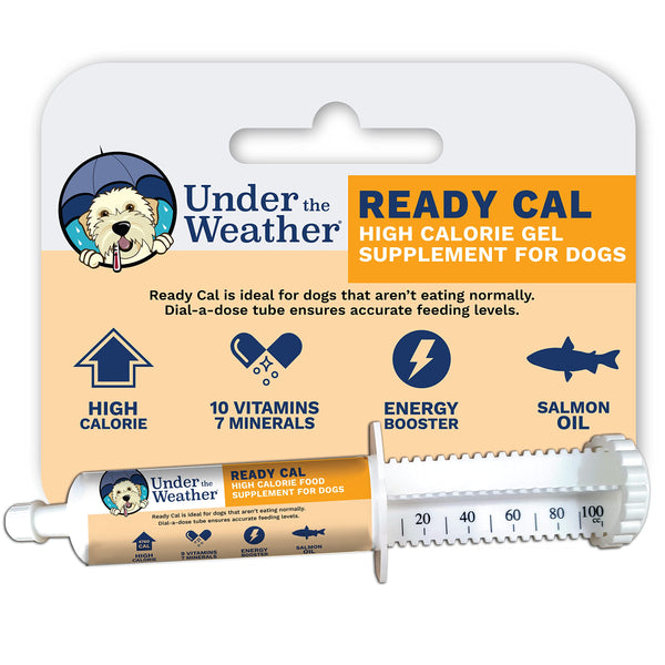 Undertheweatherpet ReadyCal: tubo-dosis 100cc para aumentar la ingesta del perro