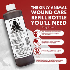 Underwood Horse Medicine: kit de primeros auxilios para emergencias equinas.