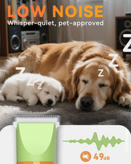 Unibono kit para perros, motor suave que reduce molestias durante el cuidado.