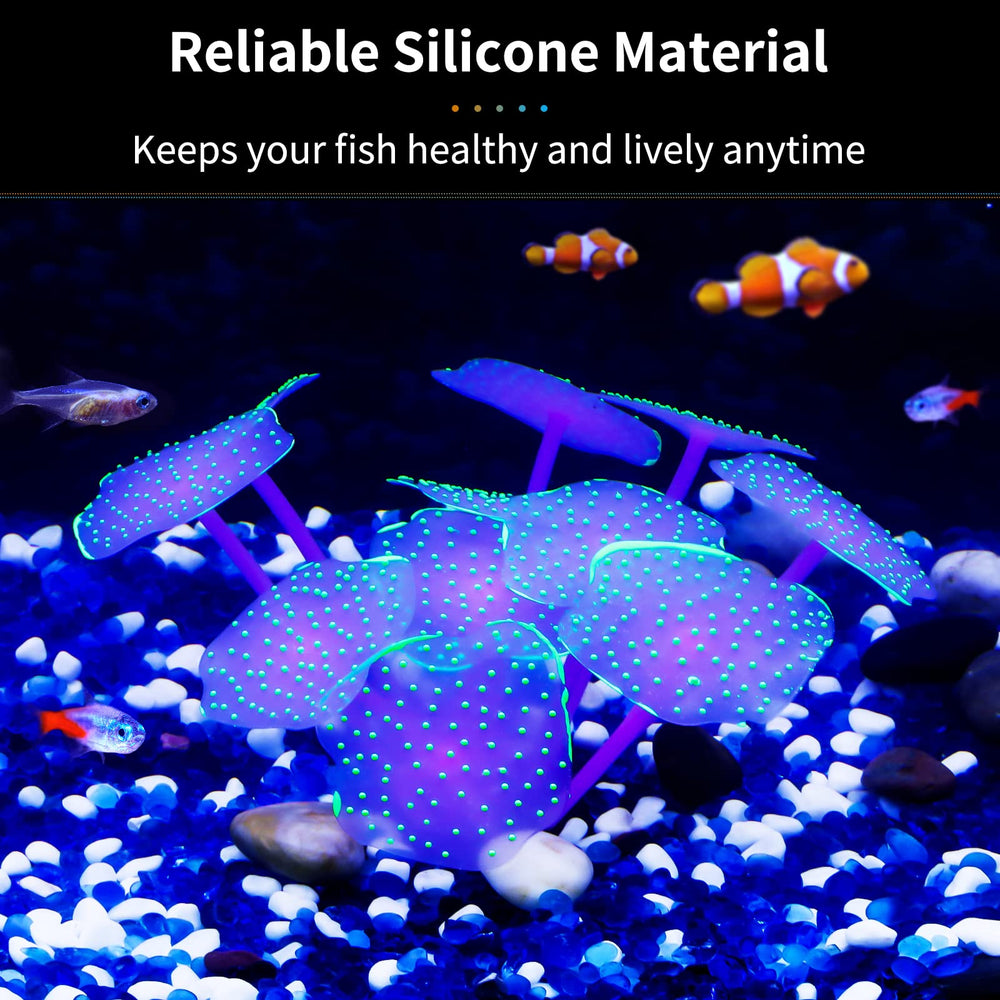Uniclife coral verde silicona ligero y flexible para colocación