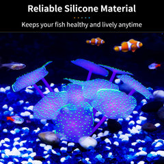 Uniclife coral verde silicona ligero y flexible para colocación