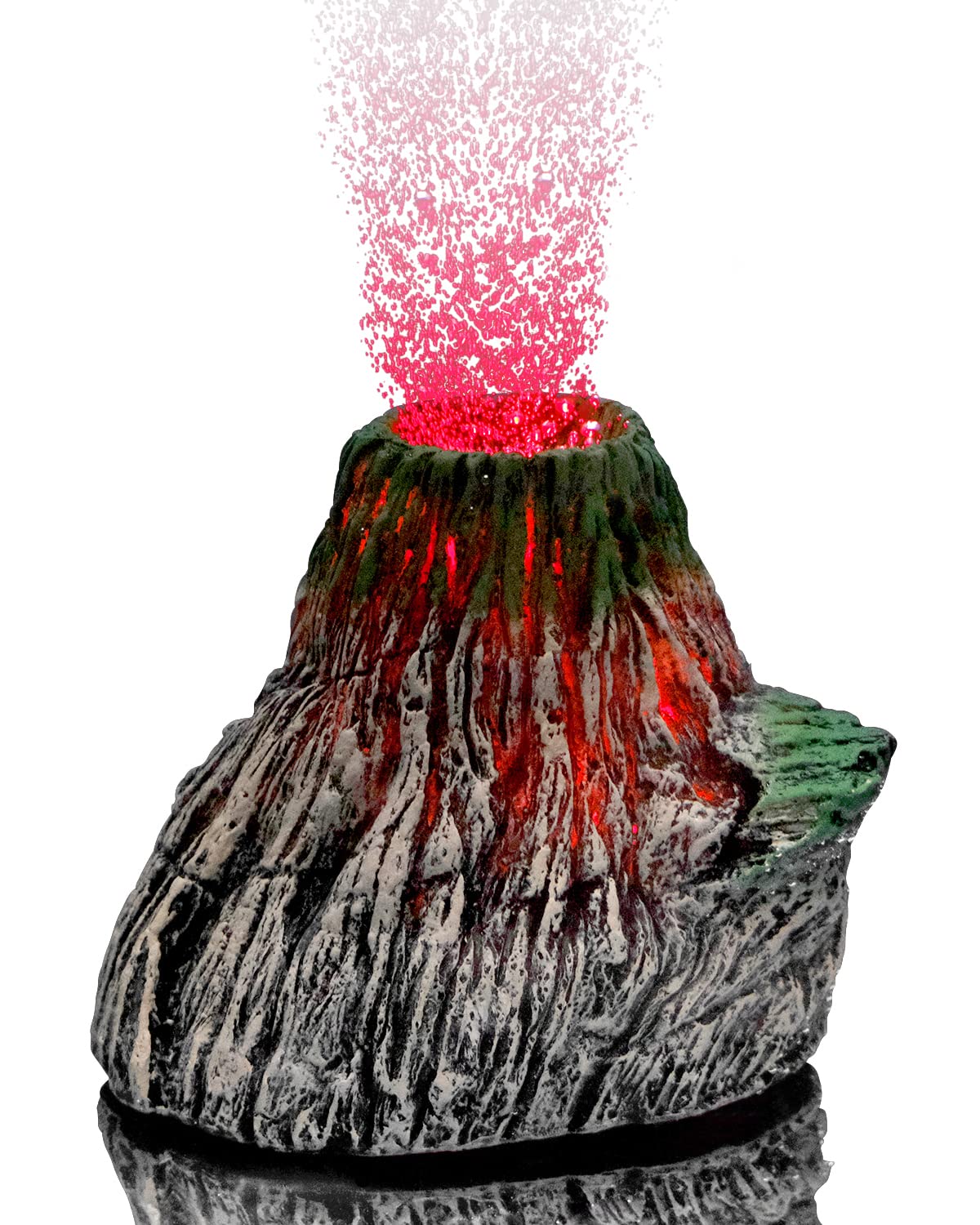 Uniclife volcán adorno realista para acuario añade paisaje atractivo.