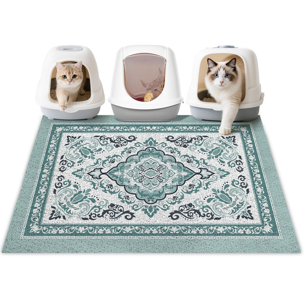 Alfombrilla Unicorn Catcher para arena de gato 40x30, recoge arena eficazmente.