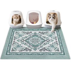 Alfombrilla Unicorn Catcher para arena de gato 40x30, recoge arena eficazmente.