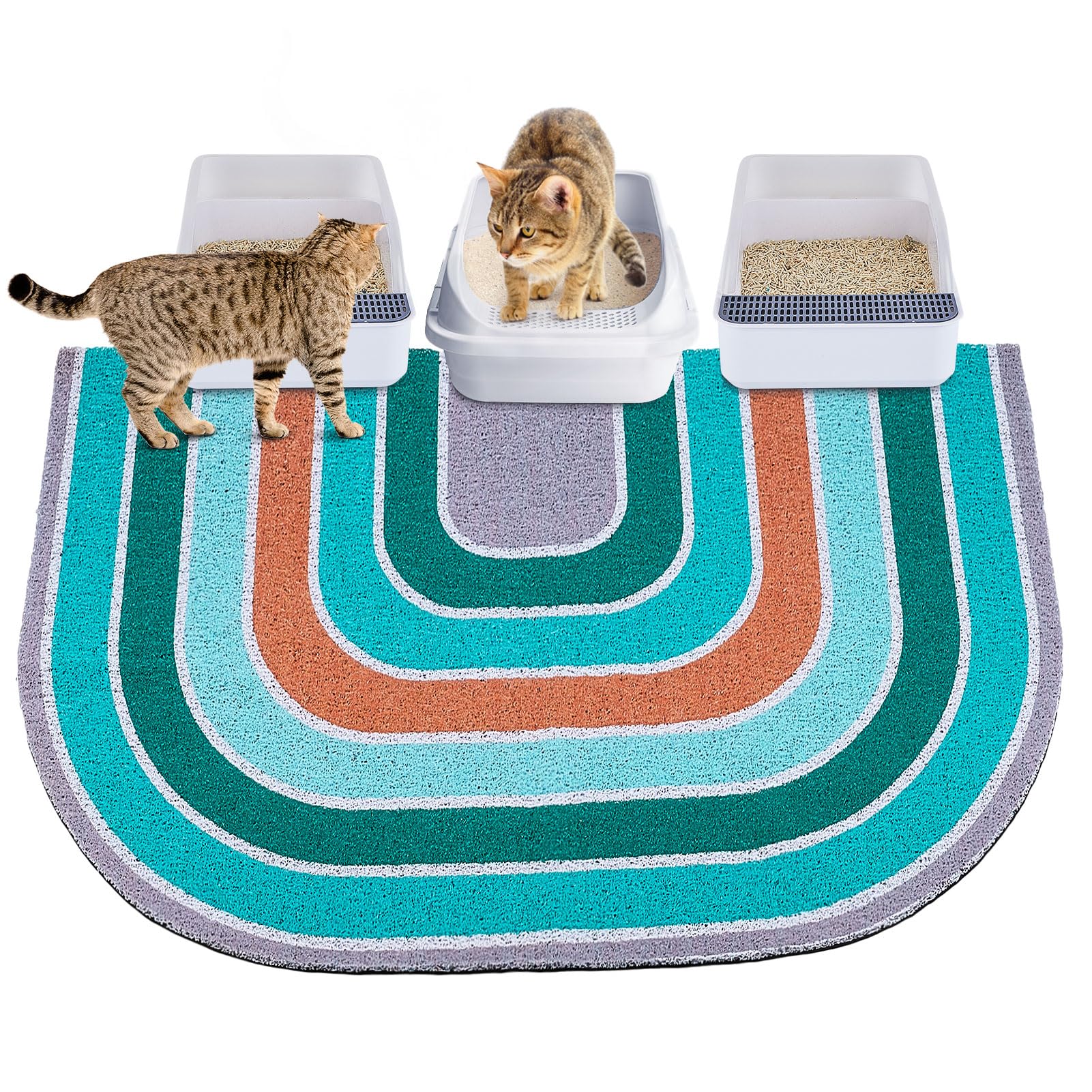 Alfombrilla Unicorn Catcher para arenero grande: recoge la arena y protege el piso