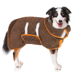 Bata Unicorn Catcher para perros con alta absorción para secar rápido tras el baño