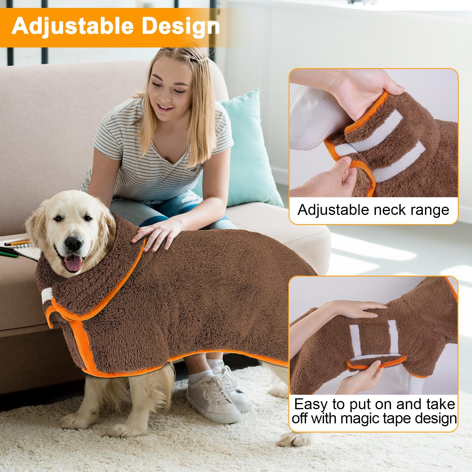 Unicorn Catcher, bata para perros con cierre velcro ajustable para mayor comodidad