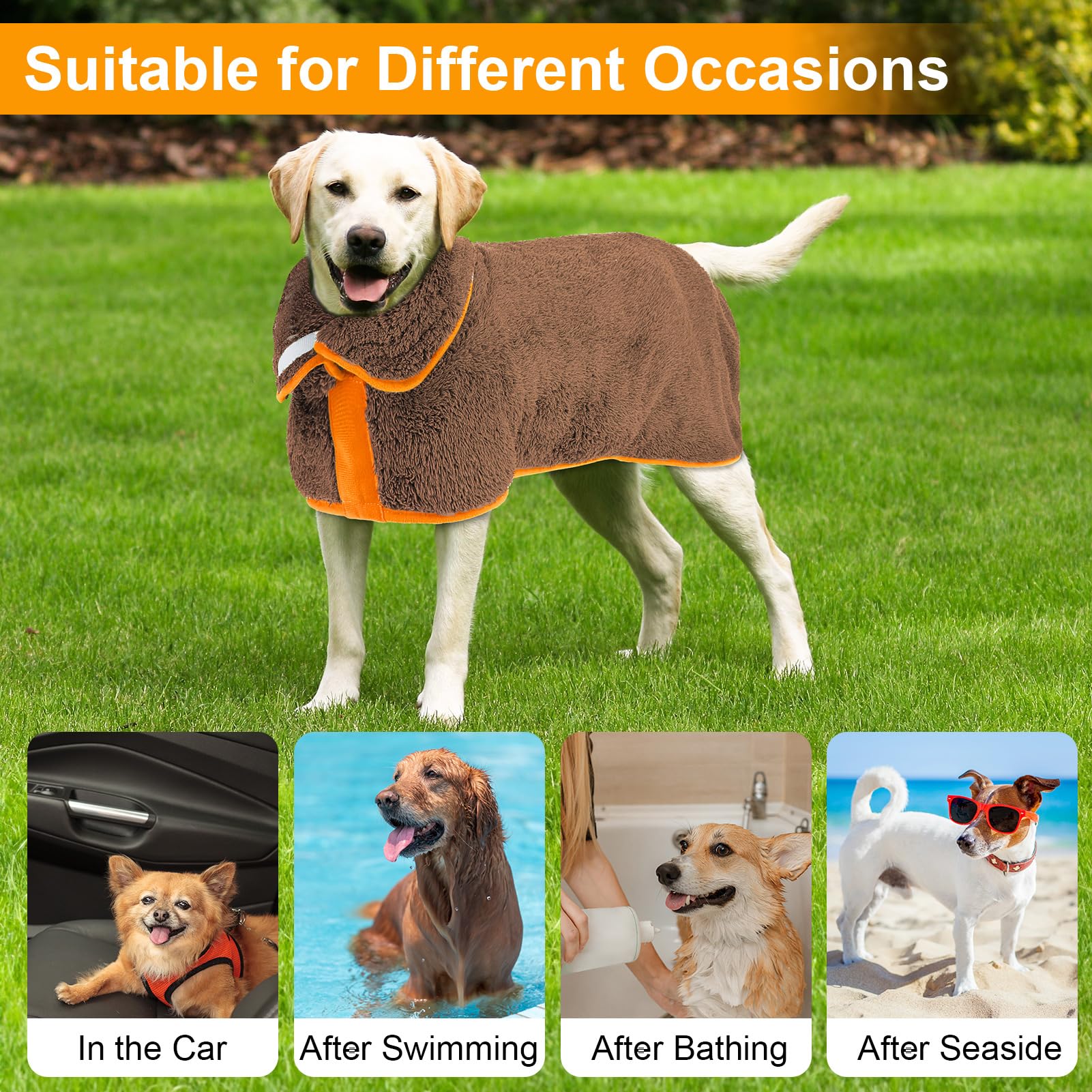 Unicorn Catcher, bata para perros ideal para secar y abrigar tras baños